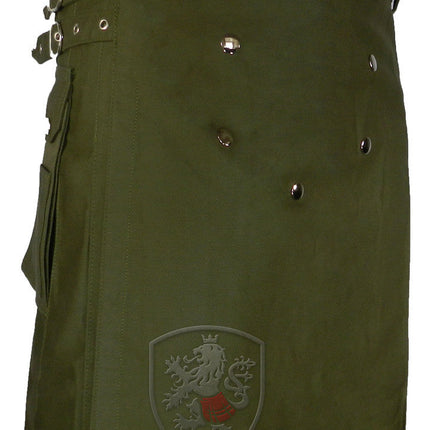 Utility Kilt – GlenTorin, Olive Green