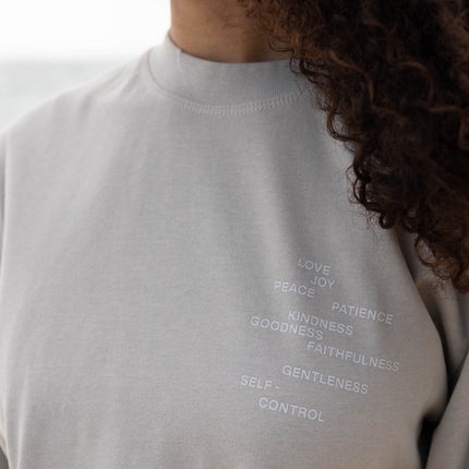 Fruit of the Spirit Grey LS Unisex Tee
