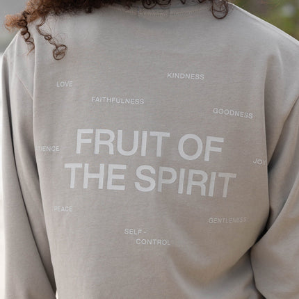 Fruit of the Spirit Grey LS Unisex Tee