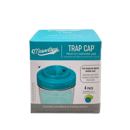 Trap Caps for Fruit Flies, 4-Pack, Masontops