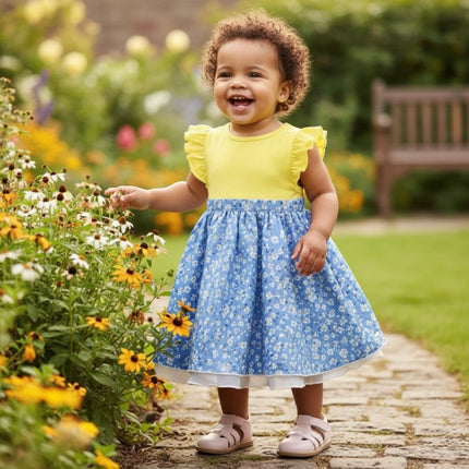 Blossom Organic Cotton Toddler Dress – Everyday Summer Dress for Girls