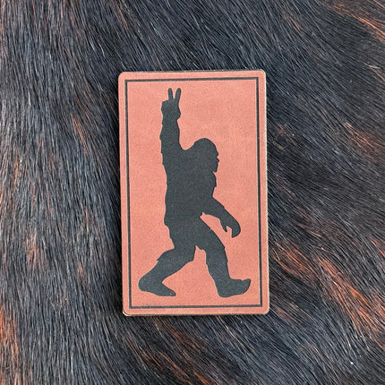 Engraved Bigfoot Patch
