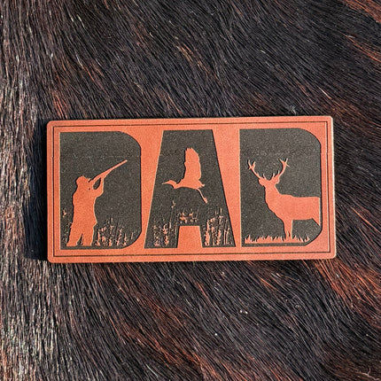 Engraved Hunting Dad Patch