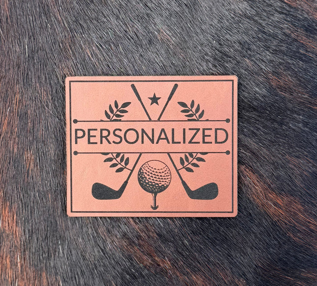 Engraved Personalized Golf Patch
