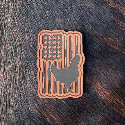 Engraved American Chicken