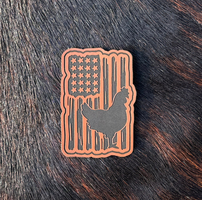 Engraved American Chicken