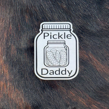 Engraved Pickle Daddy Jar Patch