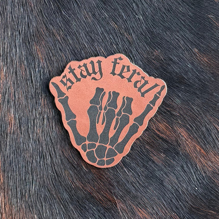 Engraved Stay Feral Patch