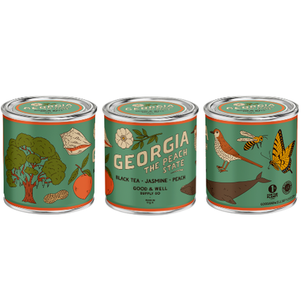 Georgia State Candle