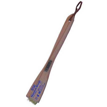 Green Oil - Massive Brush SLR - with Metal Badge and Reclaimed Leather Strap