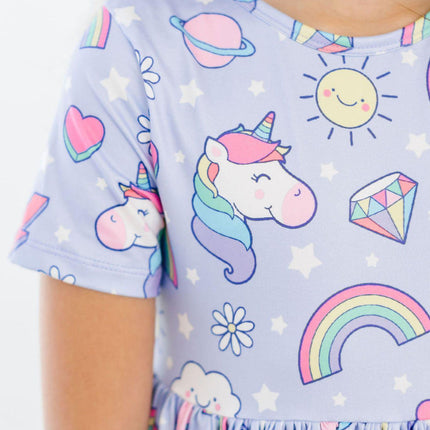 Galactic Unicorns S/S Pocket Twirl Dress