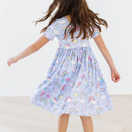 Galactic Unicorns S/S Pocket Twirl Dress