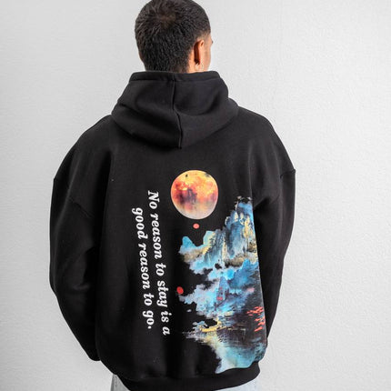 Galaxy View Oversize Sweatshirt