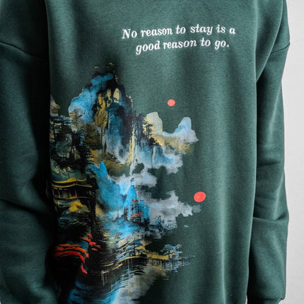 Galaxy View Oversize Sweatshirt