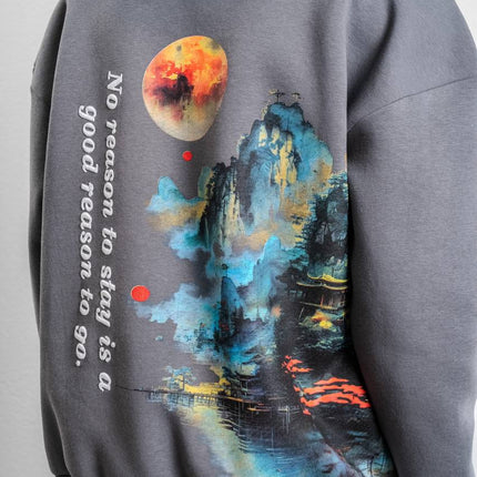 Galaxy View Oversize Sweatshirt