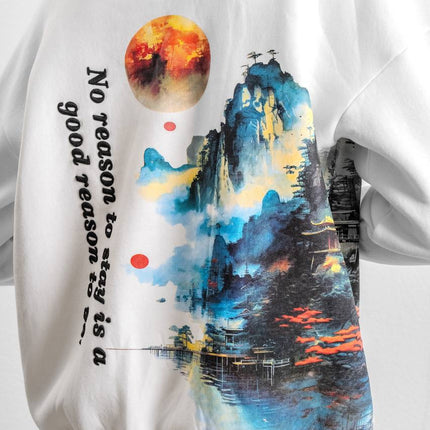 Galaxy View Oversize Sweatshirt
