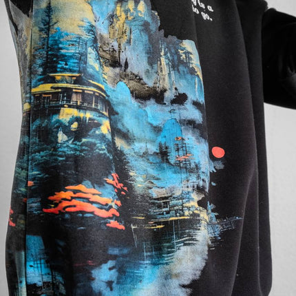 Galaxy View Oversize Sweatshirt
