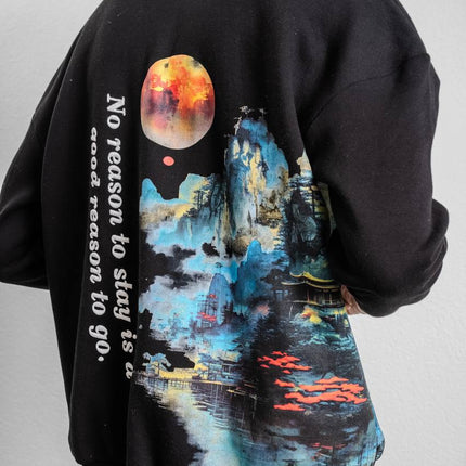 Galaxy View Oversize Sweatshirt