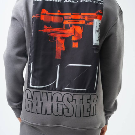 Gangster Oversized Sweatshirt: Urban Streetwear & Graphic Design