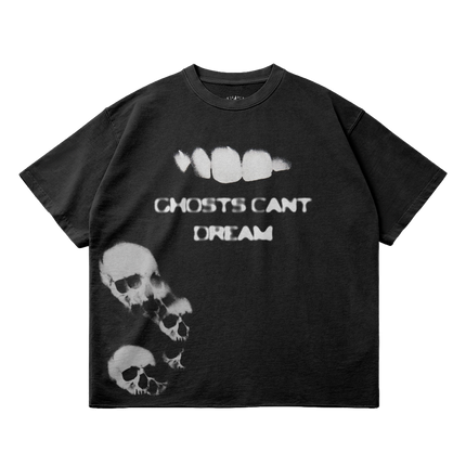 Ghosts Cant Dream Garment Dyed Streetwear Tee