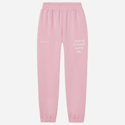 God Is Always With Me Pink Unisex Sweatpant