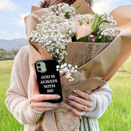 Black God is Always With Me Phone Case
