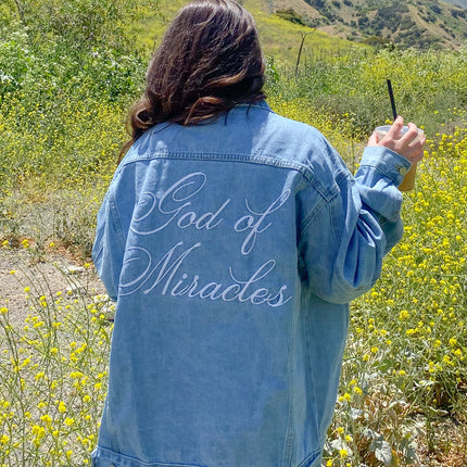 God of Miracles Denim Jacket