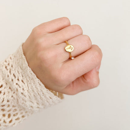 Gold Wildflower Ring