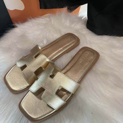 Gold Women's Sandals