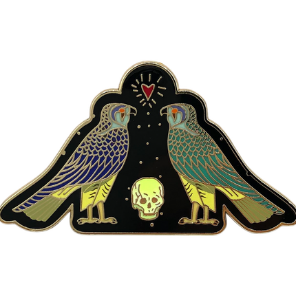Gothic Queen - Falcon (GITD)  Pin
