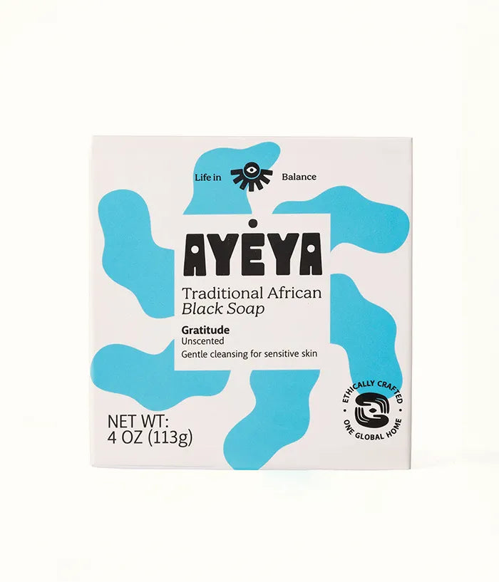 Traditional African Black Soap Bar<br>Gratitude