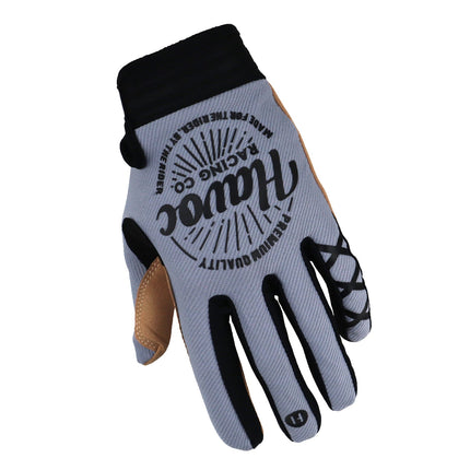Gray and Black Gloves