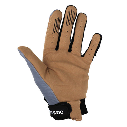 Gray and Black Gloves