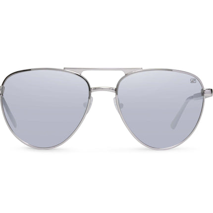 Dara Aviator Chrome Silver