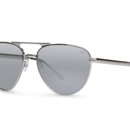 Dara Aviator Chrome Silver