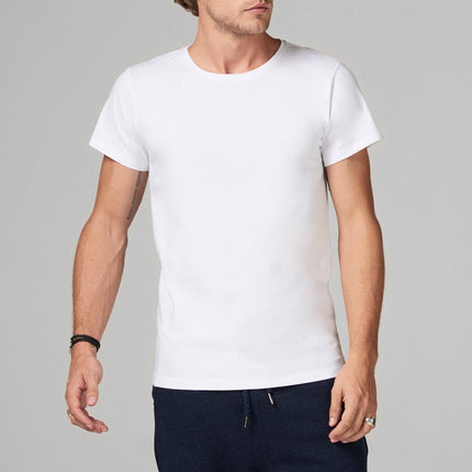 Men's Heavy Cotton Crew Neck Tee