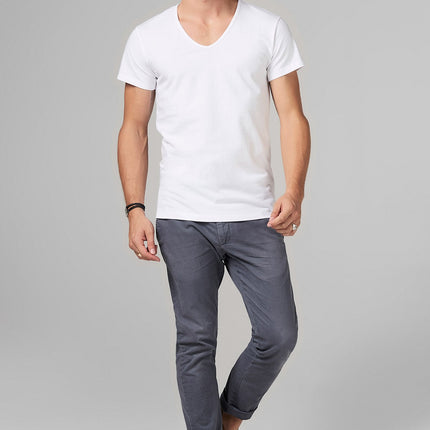 Men's Heavy Cotton V-Neck Tee