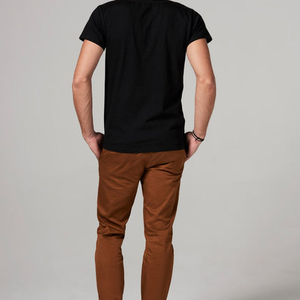 Men's Heavy Cotton Wide Neck Tee