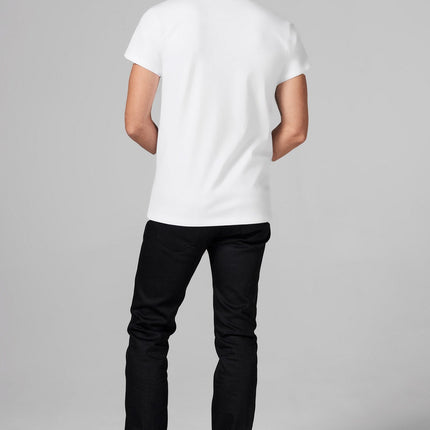 Men's Heavy Cotton Wide Neck Tee