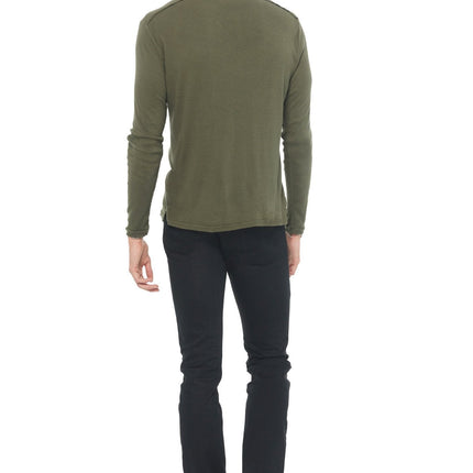 Men's Long Sleeve Henley