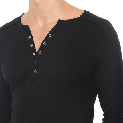 Men's Long Sleeve Henley