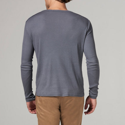 Men's Long Sleeve Henley