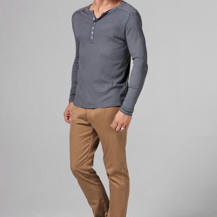 Men's Long Sleeve Henley