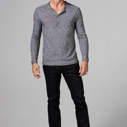 Men's Long Sleeve Henley