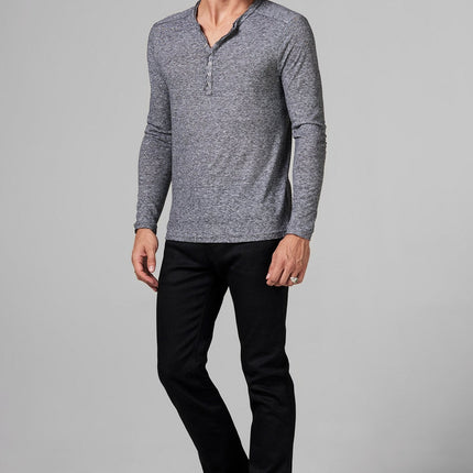 Men's Long Sleeve Henley
