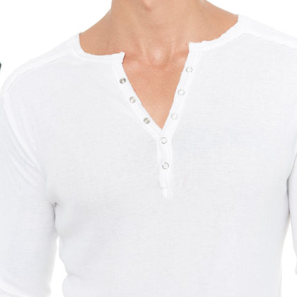 Men's Long Sleeve Henley