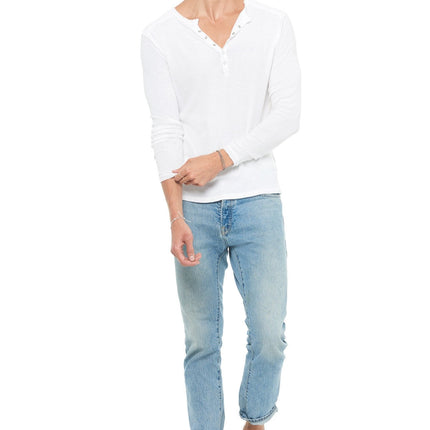 Men's Long Sleeve Henley