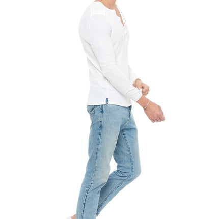Men's Long Sleeve Henley