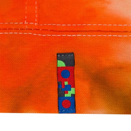 HORIZONTAL LIQUID HOODIE (ORANGE TIE DYE)