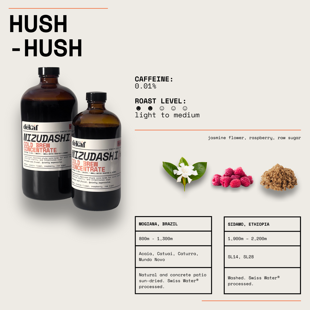 Hush-Hush Mizudashi Cold Brew Concentrate